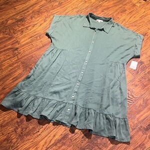 NWT Daily Thread women's size 2X button front dress